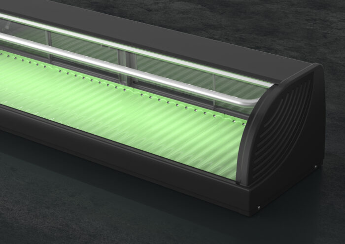 HNC-120BE-L-B Sushi Showcase, left sided - Image 2
