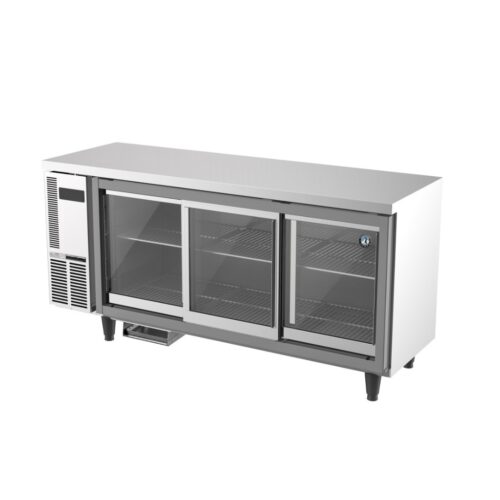 RT-188MA-SSG A-FIT UNDERCOUNTER SLIDING GLASS DOOR REFRIGERATOR