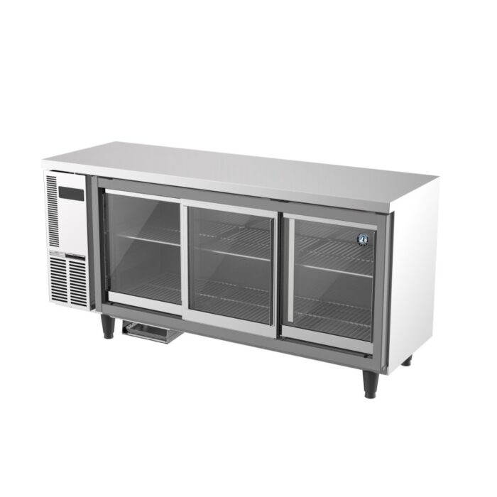 RT-188MA-SSG A-FIT UNDERCOUNTER SLIDING GLASS DOOR REFRIGERATOR